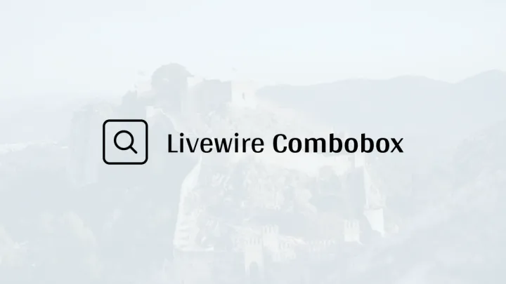 Livewire combobox package