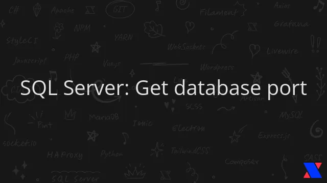 SQL Server: Get database port